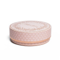 Foil Stamp Pink Eyelash Round Box