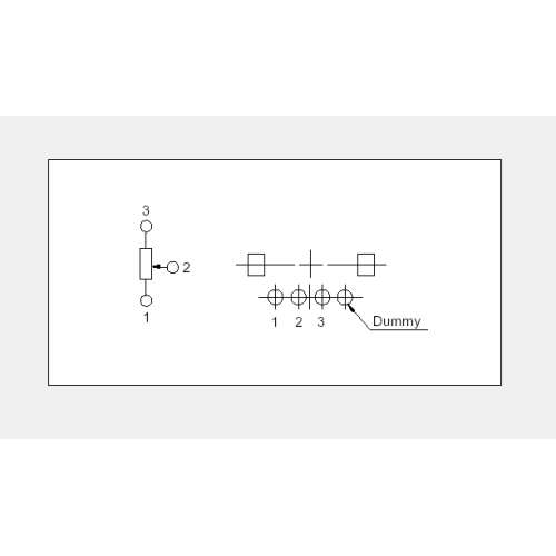 RK11K Series Rotating potentiometer