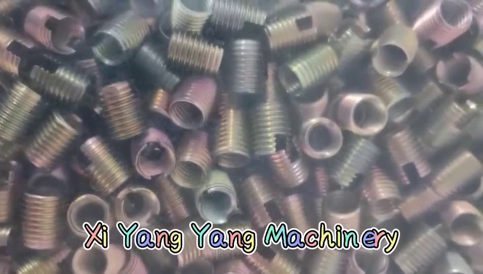 Brass insert nut stainless steel 304slot self tapping threaded  insert