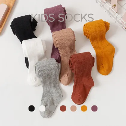 Wholesale Kids Pantyhose: Seamless Cable Knit Tights for Baby Girls and Children