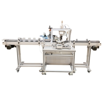 Bottle Box and Barrel Labeling Machine: Double Sided, Fully Automatic, Self-Adhesive