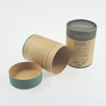 Eco Friendly Nuts Paper Tube Packaging Box