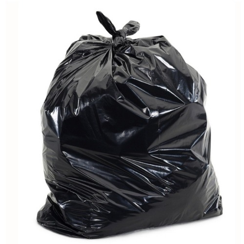 Extra Large Plastic Black Trash Tall Kitchen 55 Gallon Garbage Bag