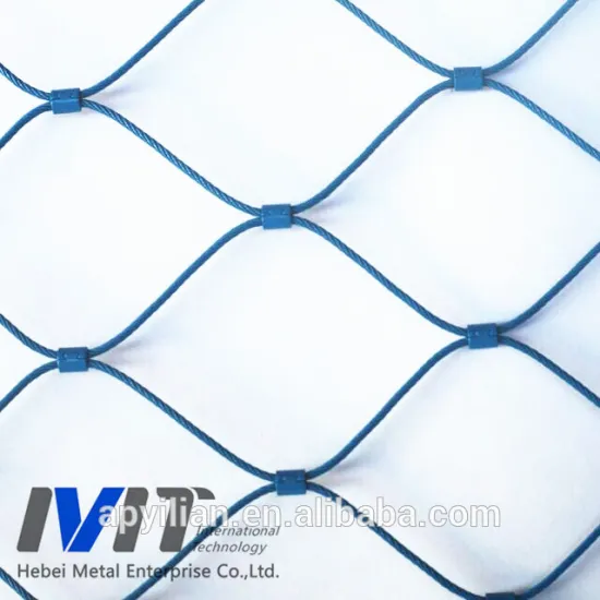 MT stainless steel 304 ferrule wire rope mesh best price