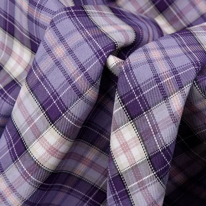 Wholesale JK Lattice Pleated Skirt - Spring/Summer College Uniform Plaid Fabric