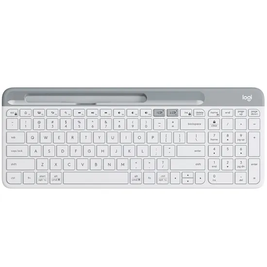 Logitech K580 Wireless Keyboard - Multi-Device 2.4G Bluetooth Unifying Dual Mode Portable