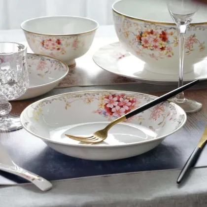 Wholesale European Style Stoneware Brands Ceramic Dinnerware