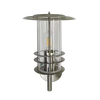 Top Quality Waterproof Garden Light: Stainless Steel Outdoor Wall Lamp with E27 Socket (Bulb Not Included)