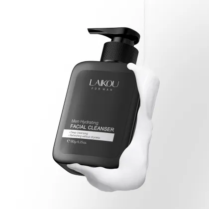 Custom Logo Niacinamide Whitening Facial Cleanser for Men