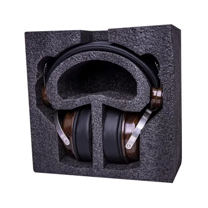 Imported Black Walnut Wood Dynamic Speaker Headphones