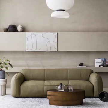 Nordic simple three-seat leather office sofa furniture