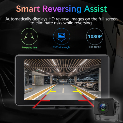 10.36 inch 5 channel Vehicle monitoring system BSD/ADAS