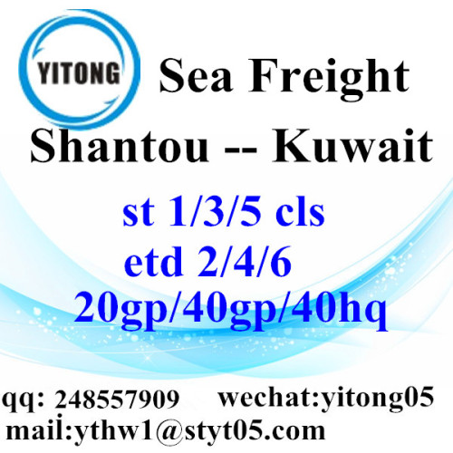 Shantou Ocean Fregiht Shipping Services to Kuwait