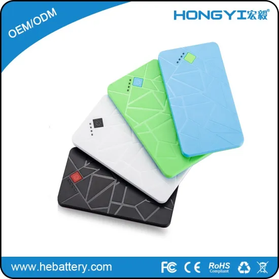 4000mAh with Textile Design Ultra Slim Power Bank