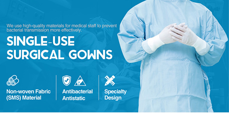 single use surgical gown