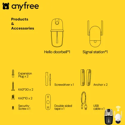 Smart WiFi Wireless Doorbell with Remote App Control