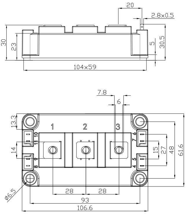 LEGM200BH120L2H Package Dimensions