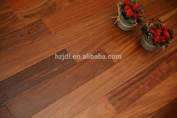Solid hardwood Cumaru flooring flat surface