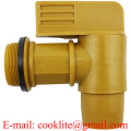 Plastic Spigot 3/4" Polyethylene (PE) Manual Drum Faucet 5 Gallon Carboy Tap for Drain Liquids