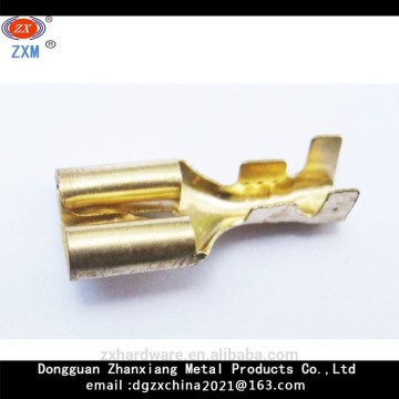 brass connector stamped female terminal