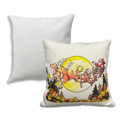 White Sublimation Linen Pocket Pillowcase - New Design Top Quality by Subbank