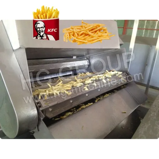 Fully Automatic French Fries Processing Plant with Lifting Conveyor
