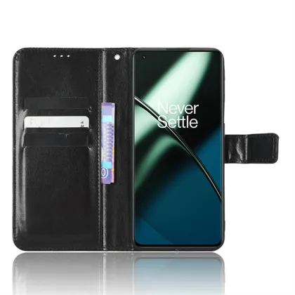 Crazy Horse PU Leather Wallet Flip Case for OnePlus Phones