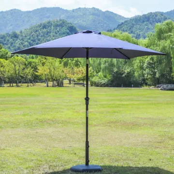 Central Column Garden Umbrella: Sunshade, Rainproof Patio & Beach Umbrella