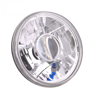 7 Inch Round Factory Wholesale Headlamp with Lens and T10 Indicator Bulb for Cars and Trucks