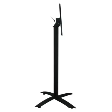 Cast Aluminum High and Low Folding Bar Table Base