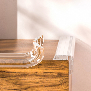 PVC Baby Proofing Table Corner Protector Strip Guard