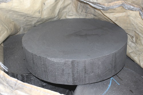 Special cast graphite block