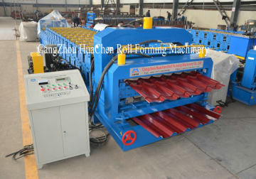 HC klip-lok roof and wall ibr profile roll forming machine