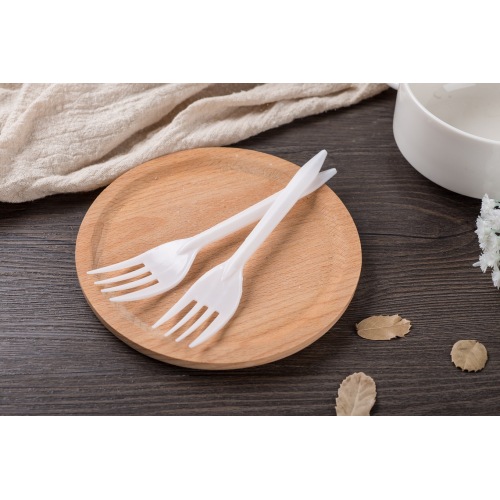 White Cutlery Fork Spoon Knife for Take out Food