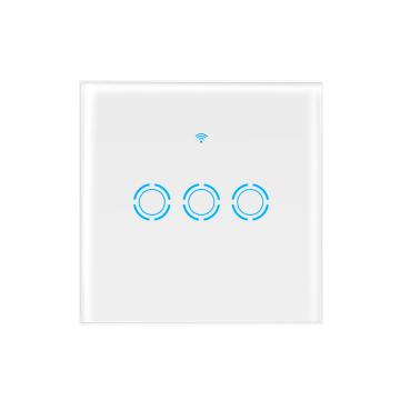 3 Gang Eu Zigbee Light Electric Wifi Controlled Smart Wall Switch