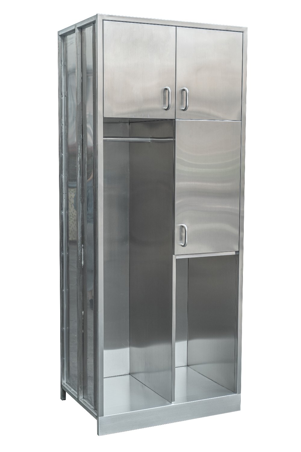 Stainless Steel Freestanding Hospital Wardrobe