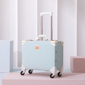 Retro 18 Inch Password Boarding Suitcase