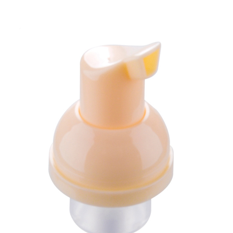 plastic pp customized colors 28/410 30mm small travel size bottle foam toothpaste pump dispenser with cap