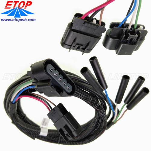 Custom Molded Car Wire Harness with Engine Connector