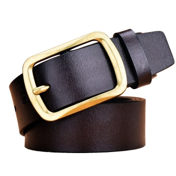 Wholesale Men's Casual Leather Belts with Adjustable Alloy Buckles