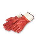 Anti resbalón PVC revestido guantes de seguridad de seguridad