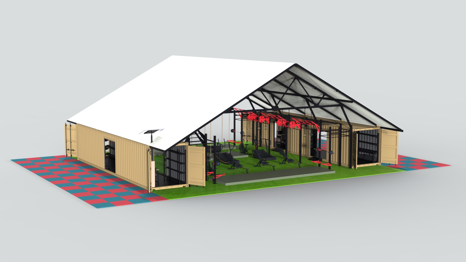 Ganas Fitness container gym