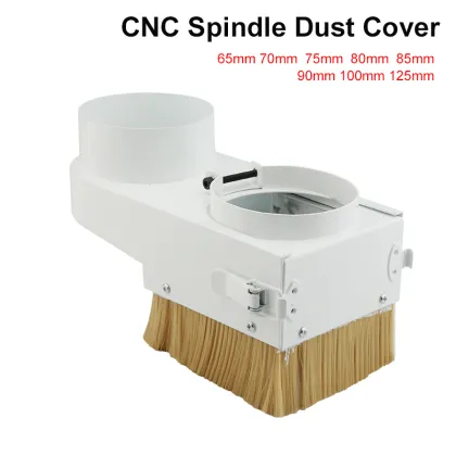 CNC Dust Collector Cover Dust Boots Skirt Hood for CNC Router Spindle