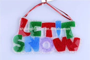 Let in snow ornament new style indoor decoration