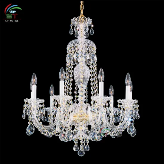 Luxury Sterling Crystal Chandelier golden color
