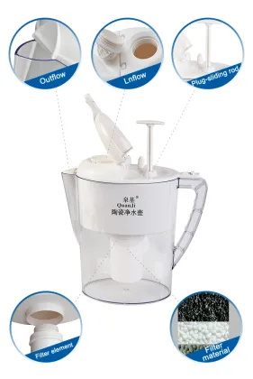 QJ-120 Water Filter Pitcher,Ceramic Filter Kettle