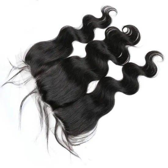 13x4 Lace Frontal Body Wave Closure 100% Peruvian Remy Hair Ear To Ear Natural Hairline With Baby Hair