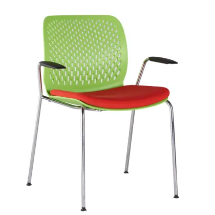 Factory Price Student Chair with Writing Tablet for Training