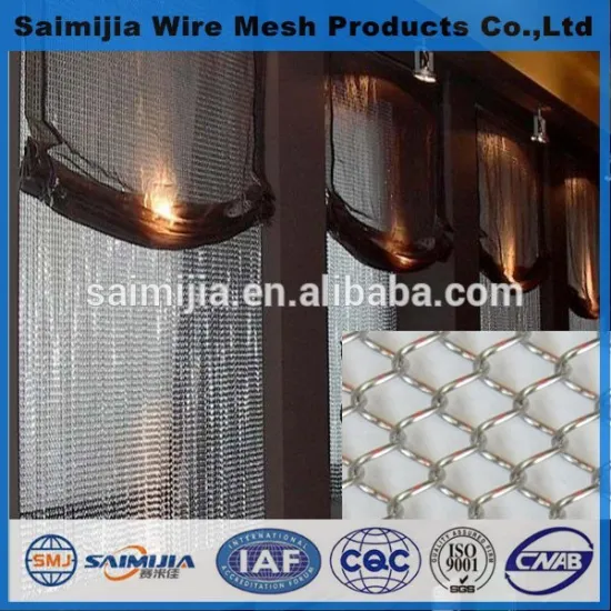 Silver and Gold Color Sequined curtain outdoor metal mesh