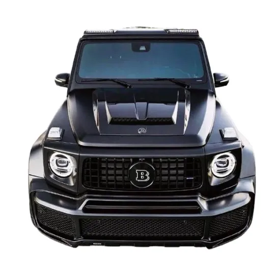 Carbon Fiber Body Kit for Mercedes-Benz G Class W464 - Hood, Roof Lights, and Spare Tire Cover